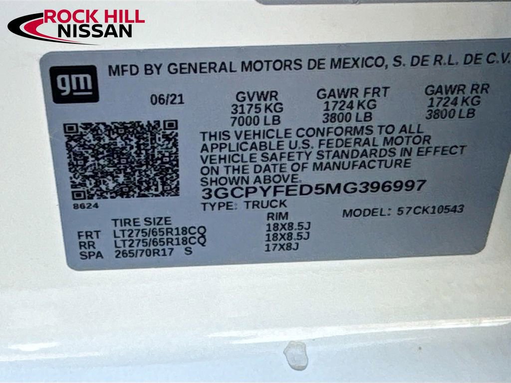 Used 2021 Chevrolet Silverado 1500 LT Trail Boss w/ Bed Protection Package image 27