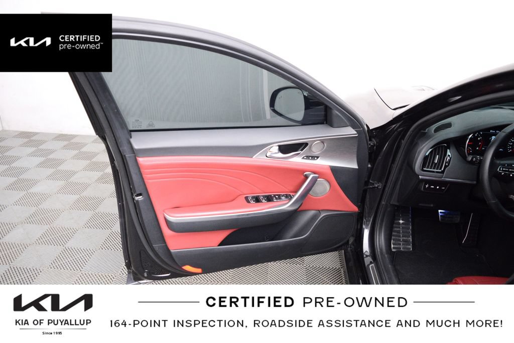 Certified 2022 Kia Stinger GT2 w/ Red Interior Color Package RWD image 10