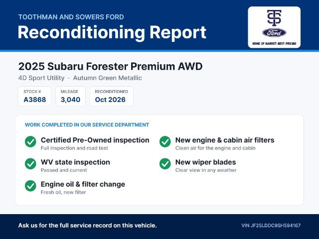 Used 2025 Subaru Forester Premium AWD/4WD image 34