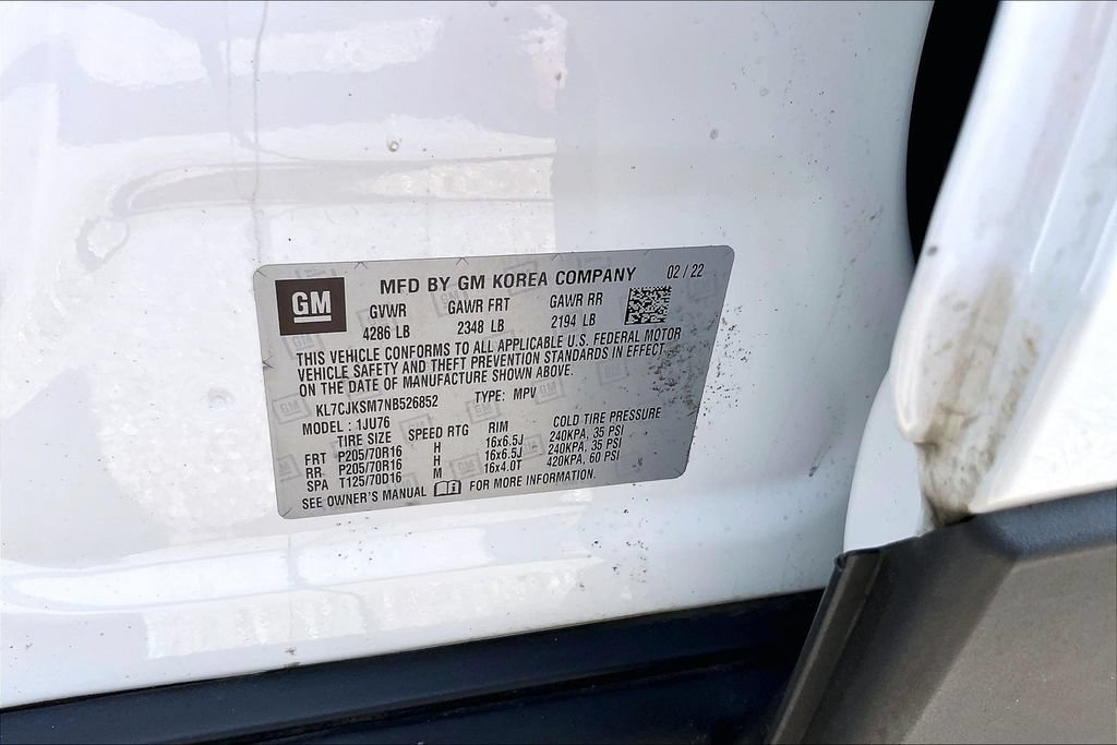 Used 2022 Chevrolet Trax LS w/ Tint and Cruise Package FWD image 34