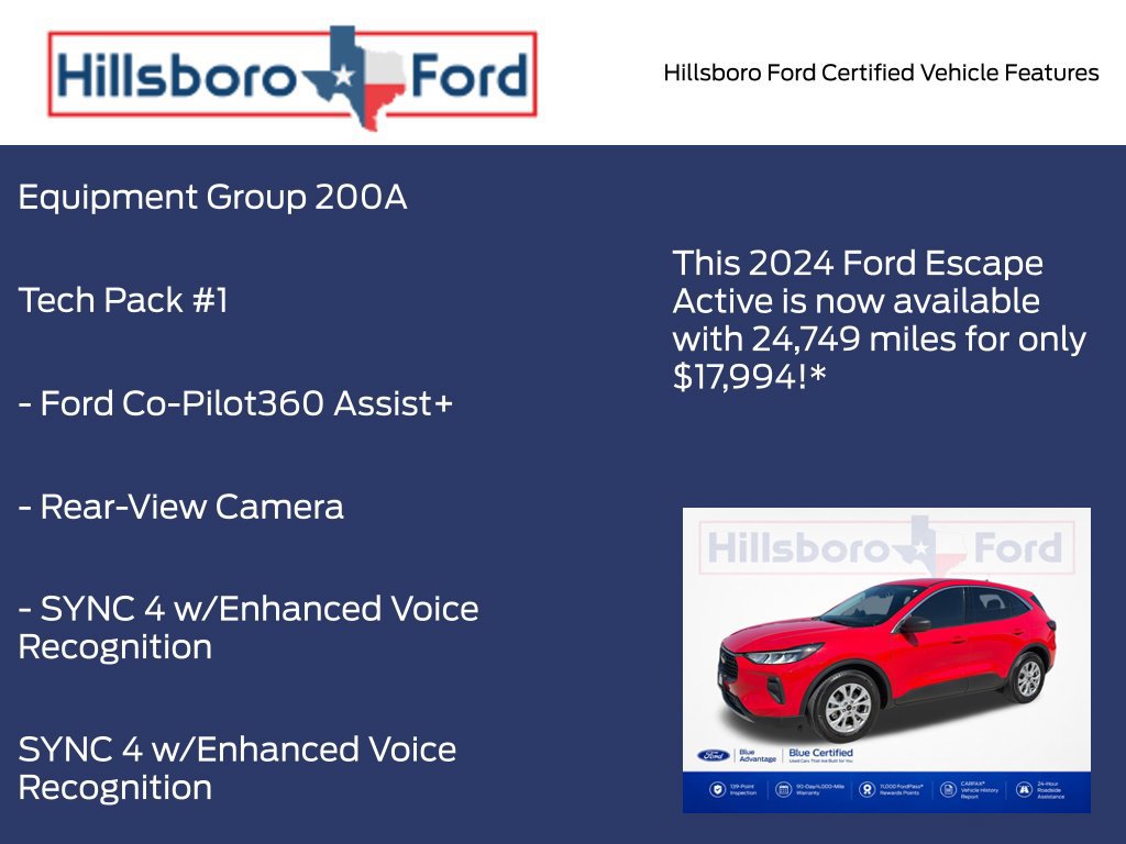 Used 2024 Ford Escape Active w/ Tech Pack #1 FWD image 5