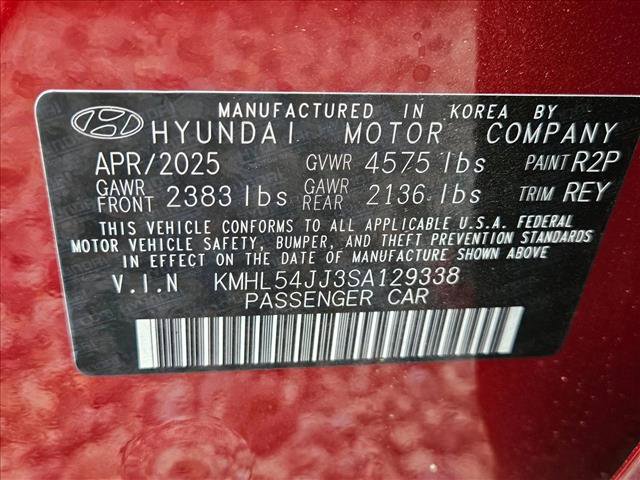 New 2025 Hyundai Sonata Limited image 17