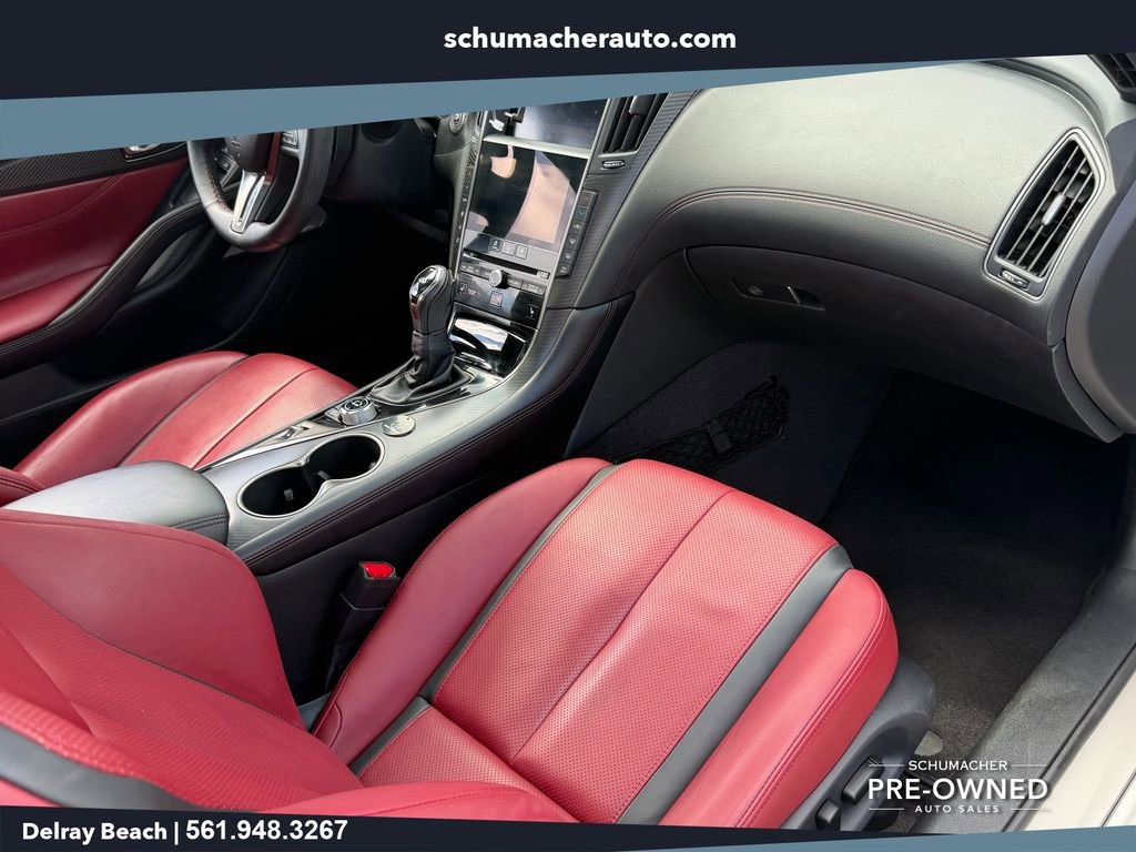 Used 2021 INFINITI Q60 Red Sport 400 w/ Carbon Fiber Package RWD image 15