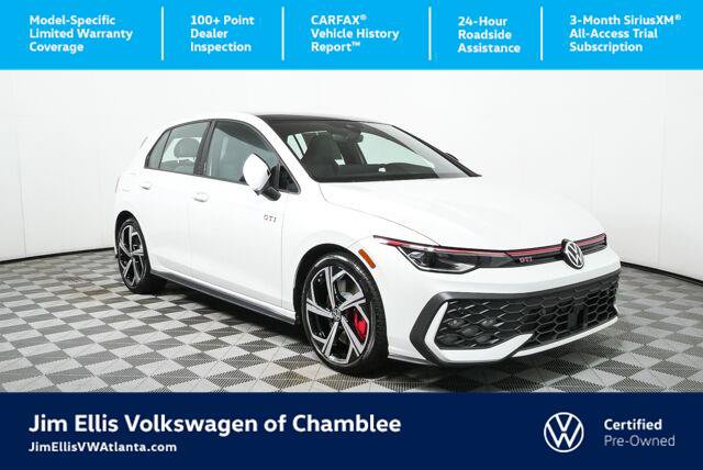 Certified 2025 Volkswagen GTI SE w/ SE Leather Seating Package