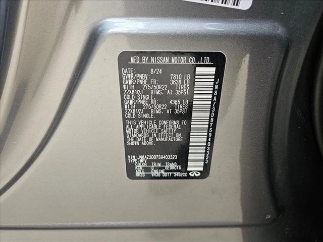 Used 2025 INFINITI QX80 Sensory AWD/4WD image 22