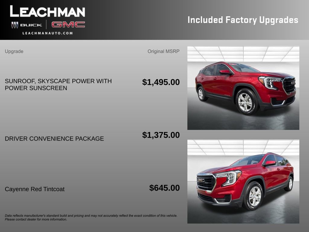 Certified 2022 GMC Terrain SLE w/ Driver Convenience Package FWD image 11