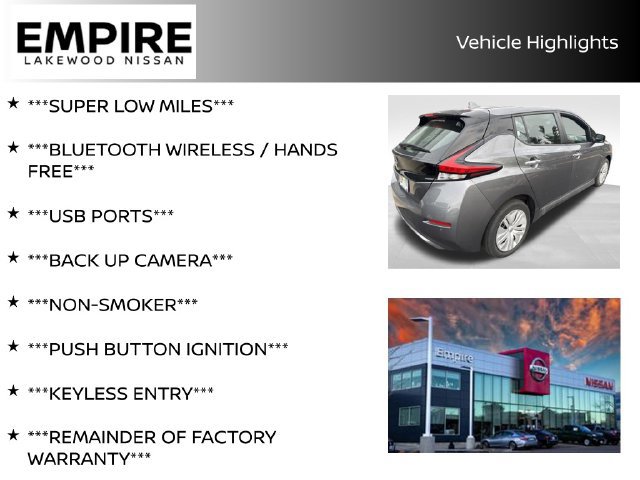 Certified 2025 Nissan Leaf S FWD image 2