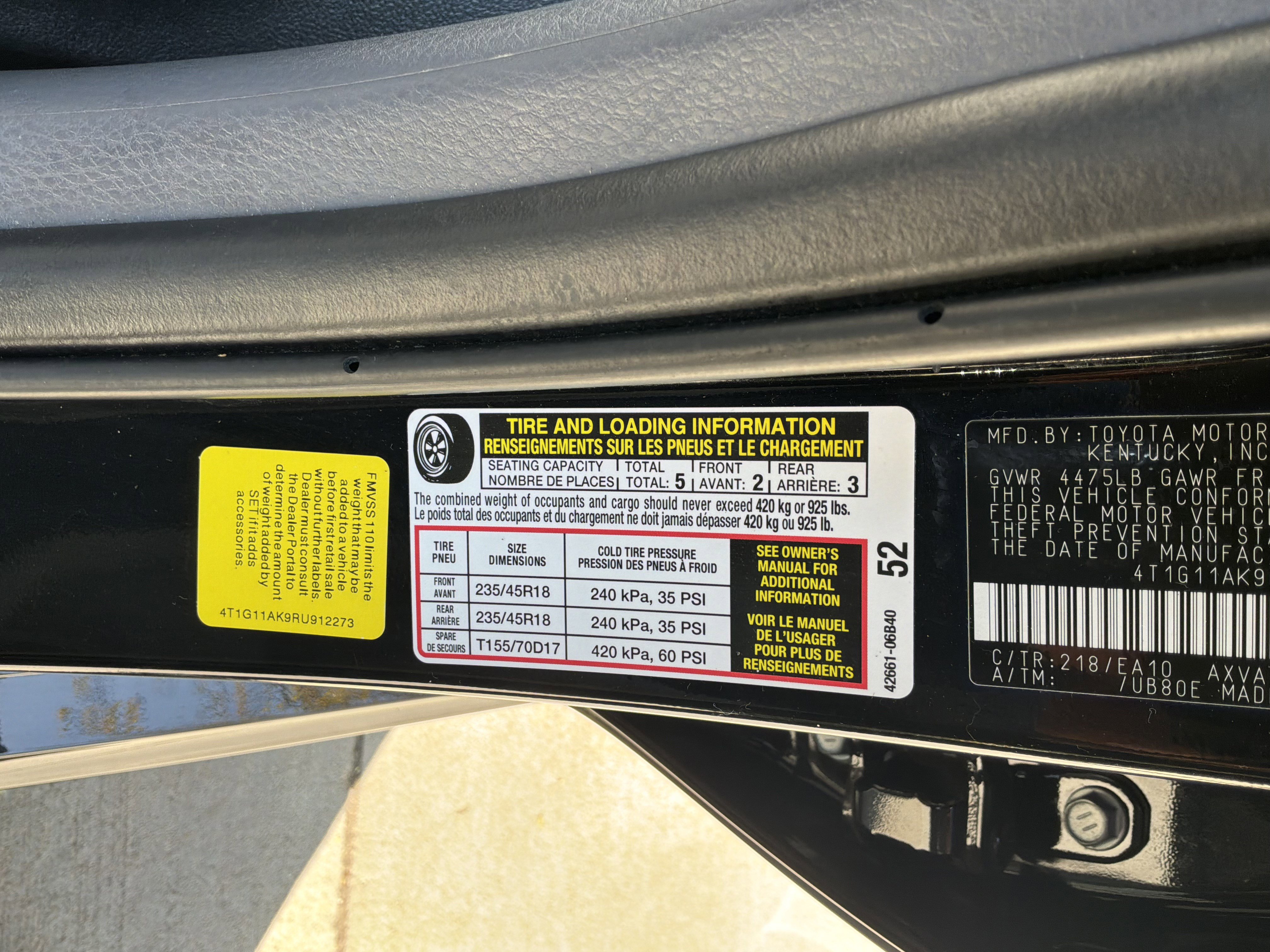 Used 2024 Toyota Camry SE FWD image 38