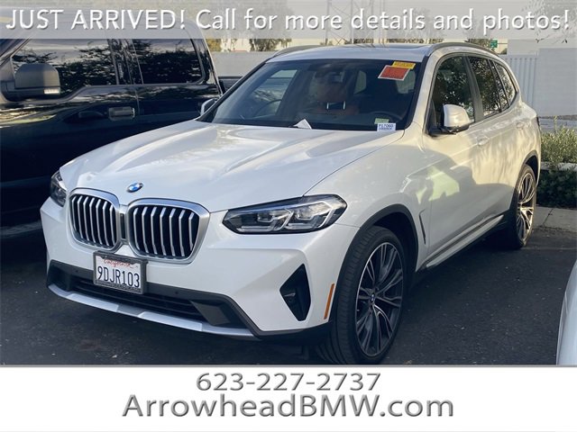 Certified 2022 BMW X3 sDrive30i w/ Premium Package 2 (ZPA)