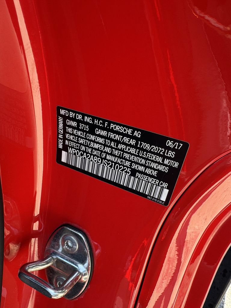 Used 2018 Porsche 718 Boxster RWD image 31