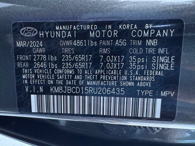 Used 2024 Hyundai Tucson Blue AWD/4WD image 29