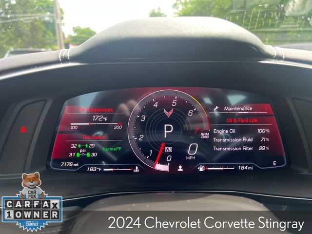 Used 2024 Chevrolet Corvette Stingray Preferred Cpe w/ Z51 Performance Package RWD image 15