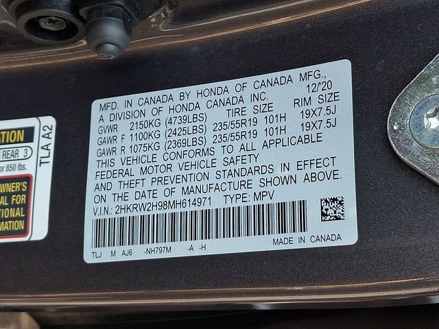 Certified 2021 Honda CR-V Touring image 30