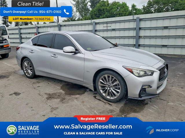 Used 2019 INFINITI Q50 Luxe w/ Essential Package (3.0T Luxe) AWD/4WD image 5