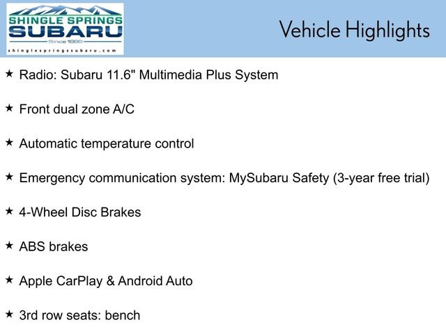 Certified 2025 Subaru Ascent Premium AWD/4WD image 36