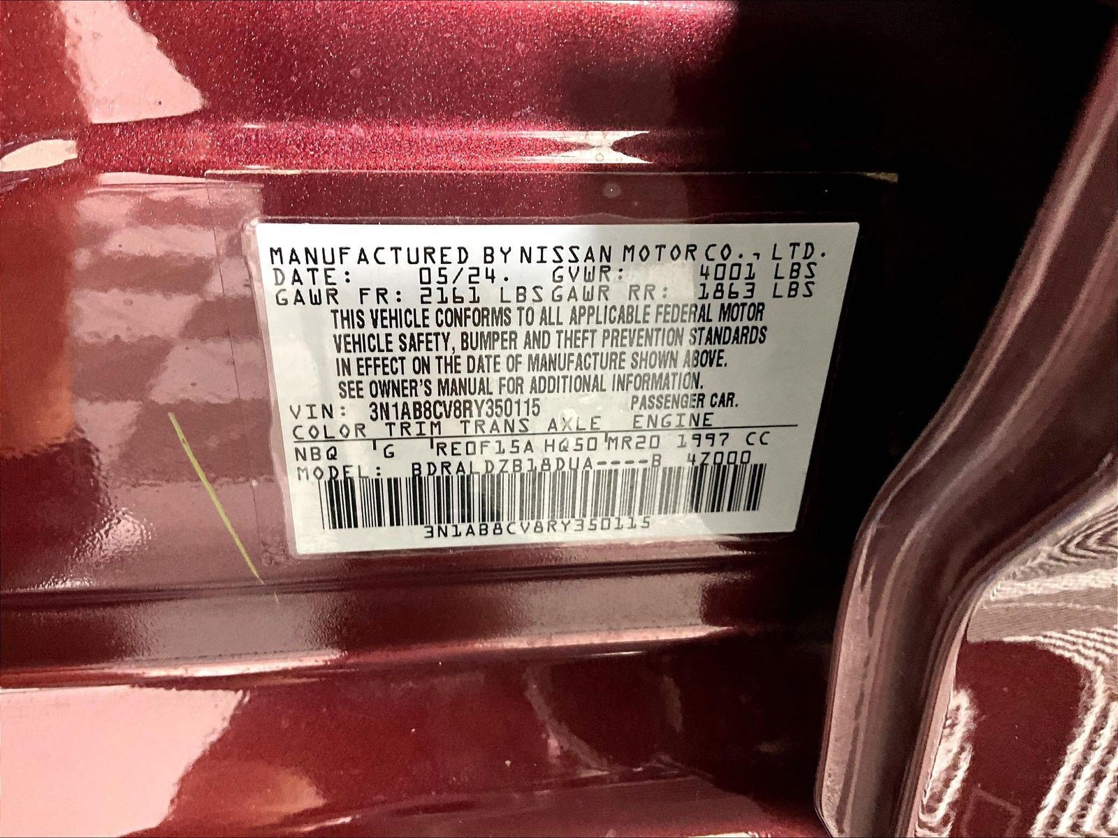 Certified 2024 Nissan Sentra SV FWD image 19