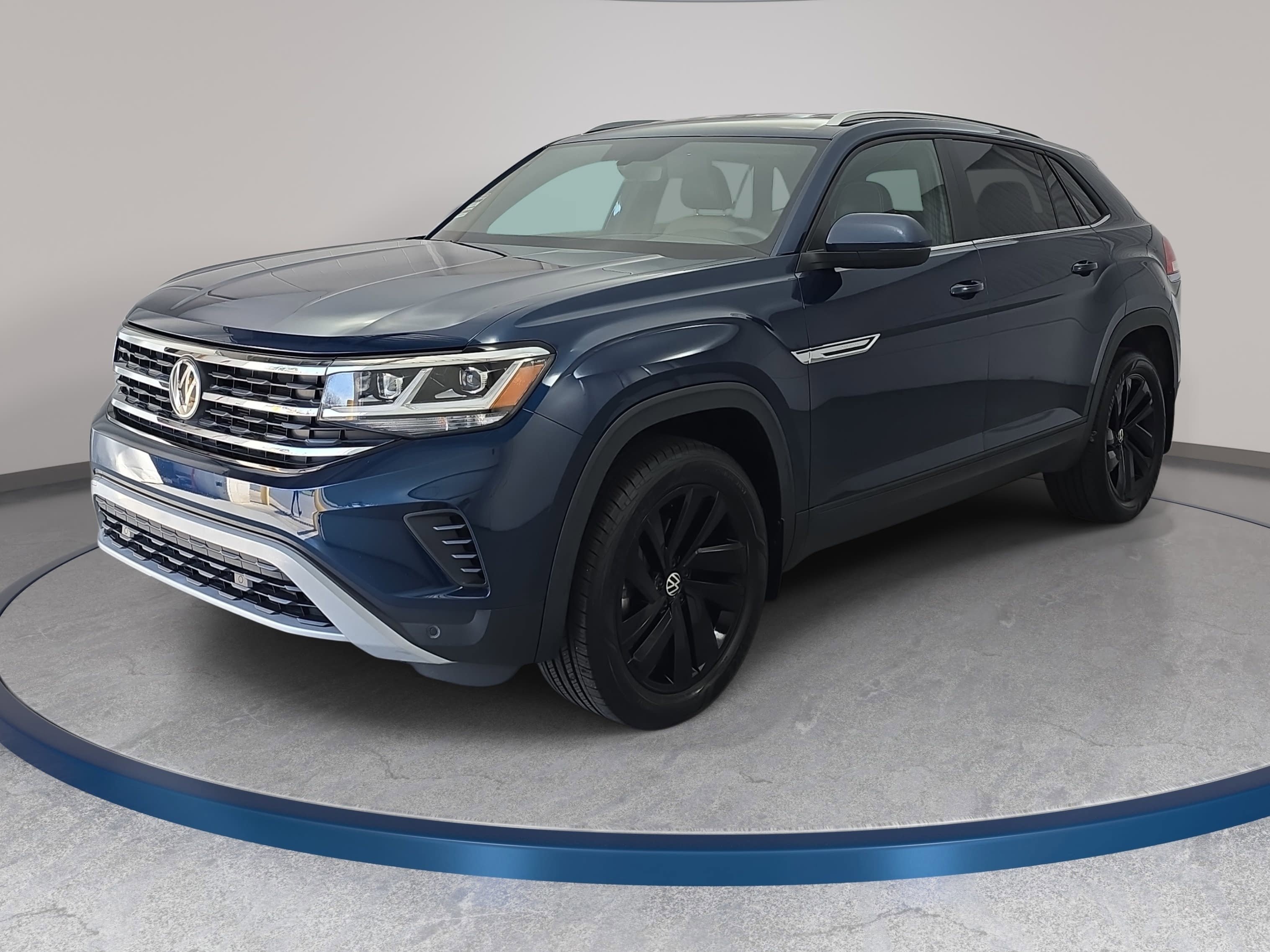 Certified 2023 Volkswagen Atlas Cross Sport SE w/ Black Wheel Package image 1