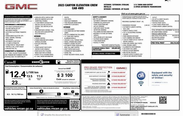 Used 2023 GMC Canyon Elevation w/ Convenience Package image 18