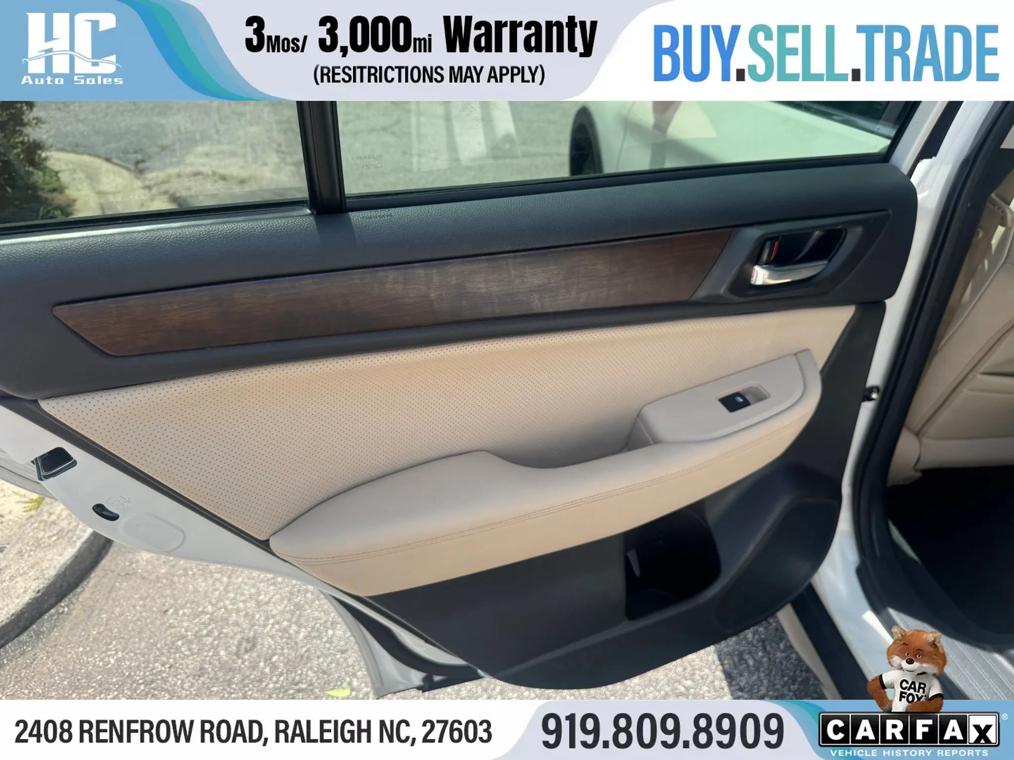 Used 2015 Subaru Outback 2.5i Limited w/ Protection Package #2 AWD/4WD image 17