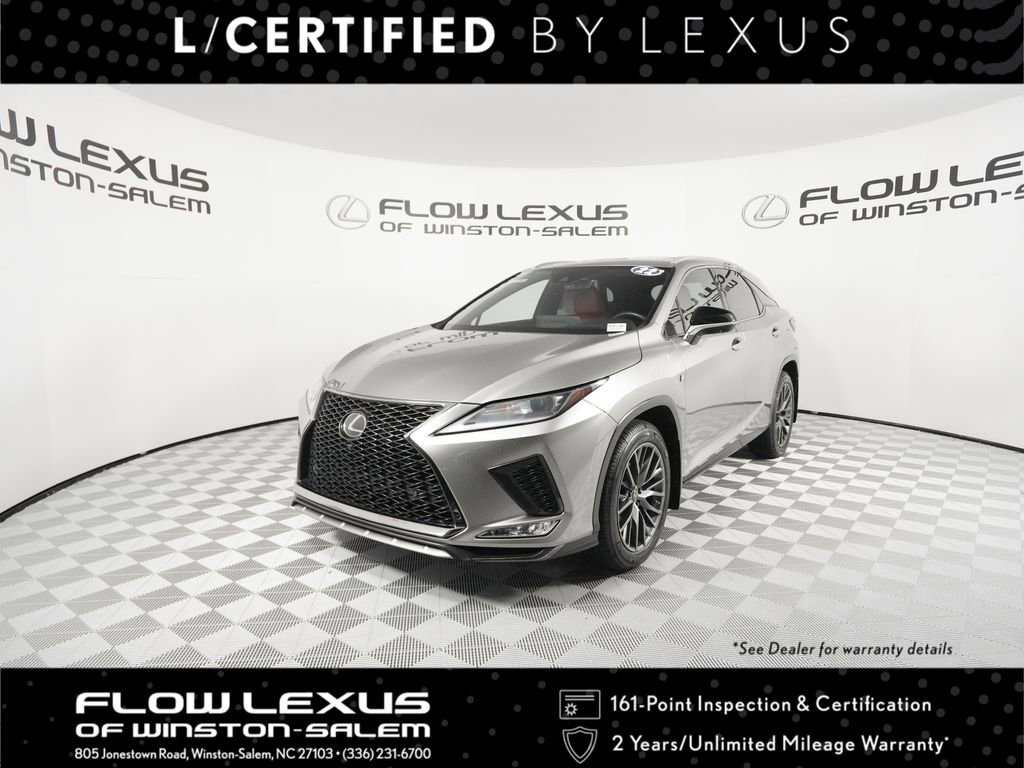 Certified 2022 Lexus RX 350 F Sport w/ Accessory Package image 1