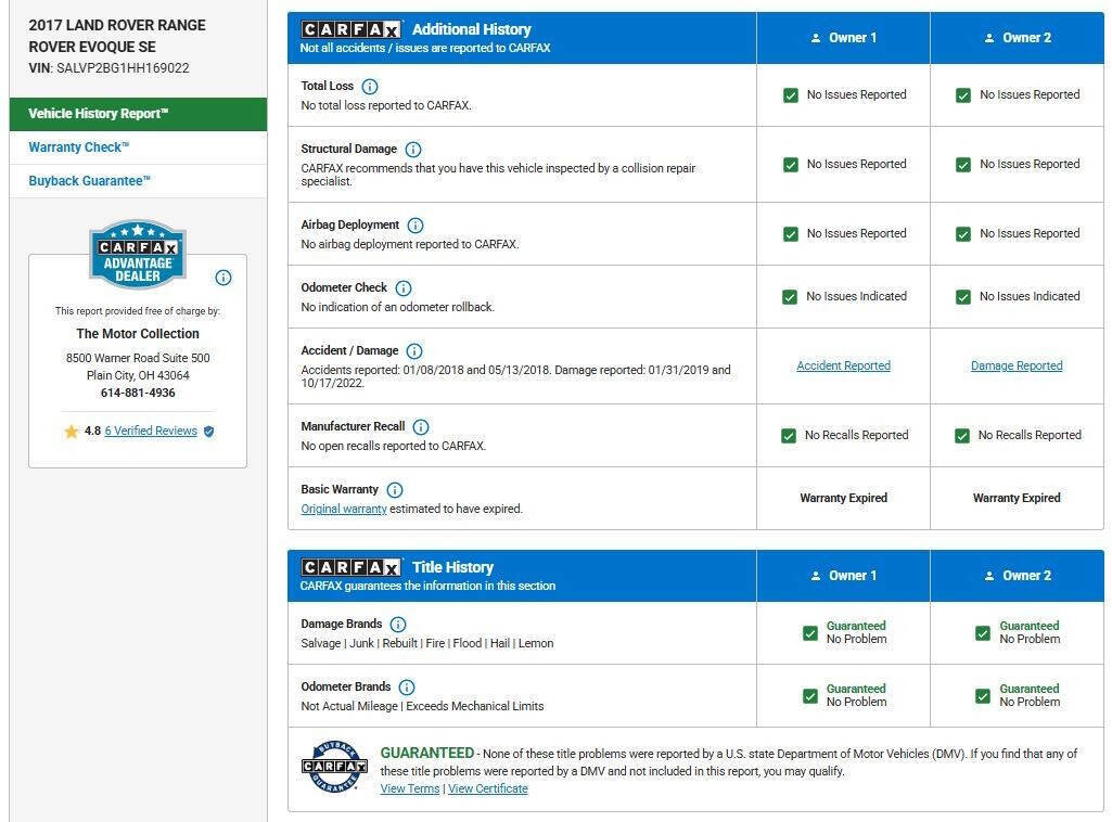 Used 2017 Land Rover Range Rover Evoque SE image 8