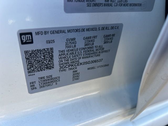 Certified 2025 Chevrolet Silverado 1500 Custom Trail Boss image 35