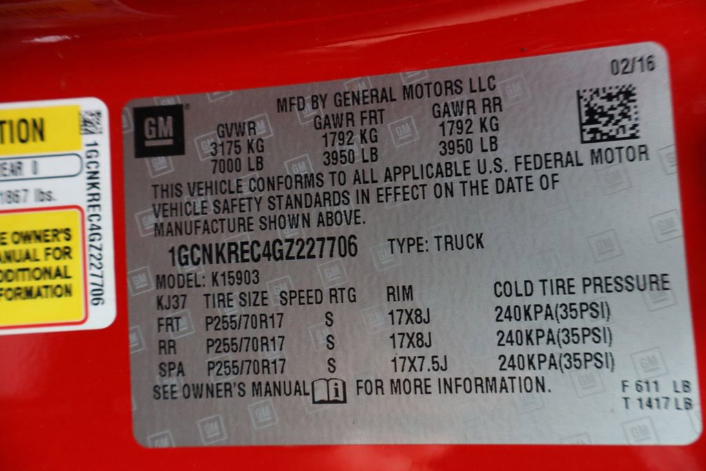 Used 2016 Chevrolet Silverado 1500 LT w/ LT Convenience Package AWD/4WD image 27
