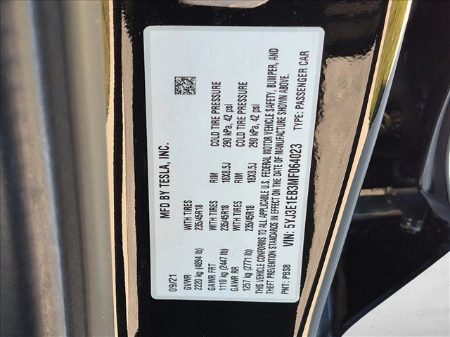 Used 2021 Tesla Model 3 Long Range AWD/4WD image 24