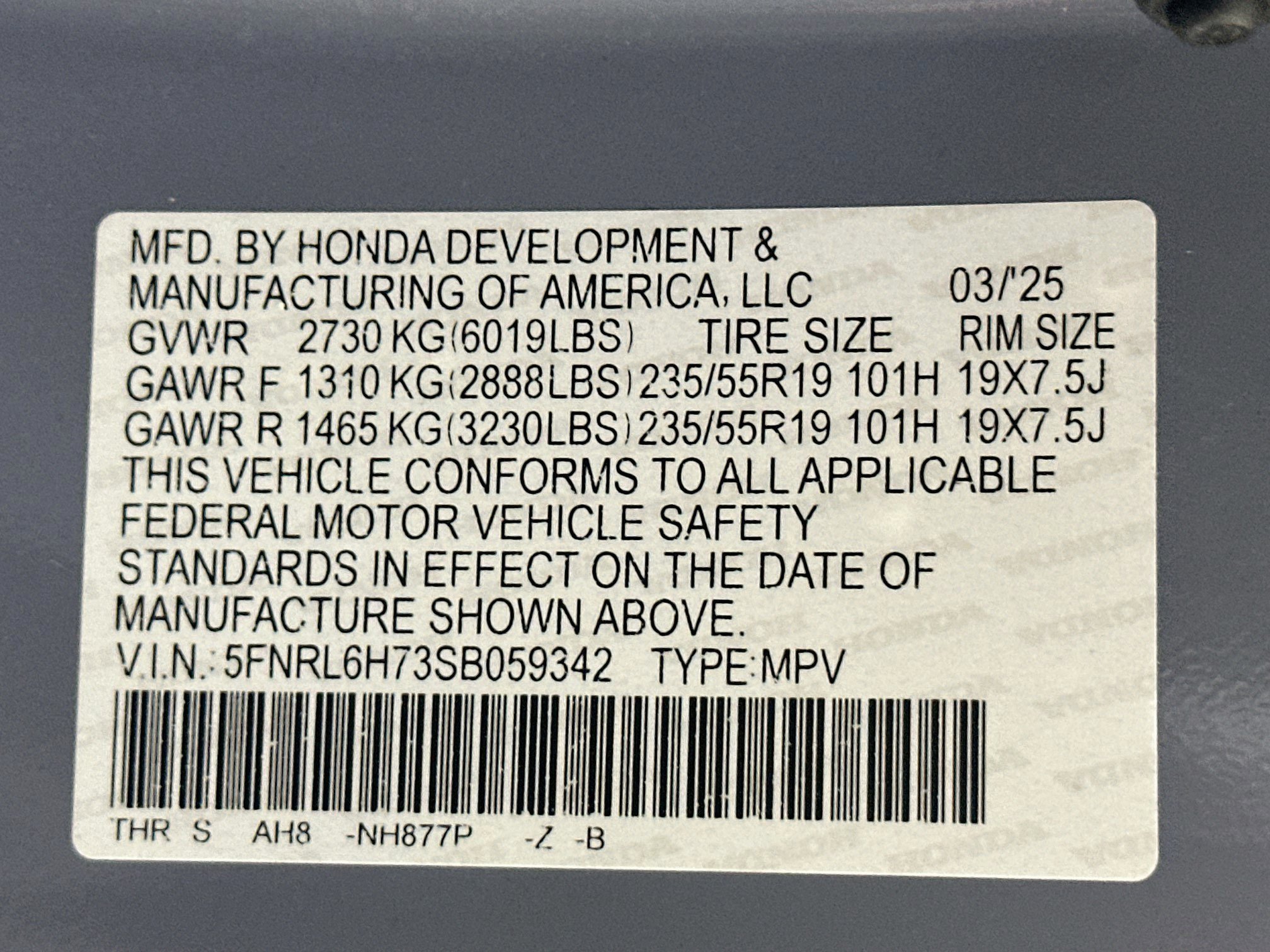 Used 2025 Honda Odyssey Sport-L image 12