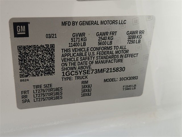 Used 2021 Chevrolet Silverado 3500 W/T w/ WT Fleet Convenience Package image 31