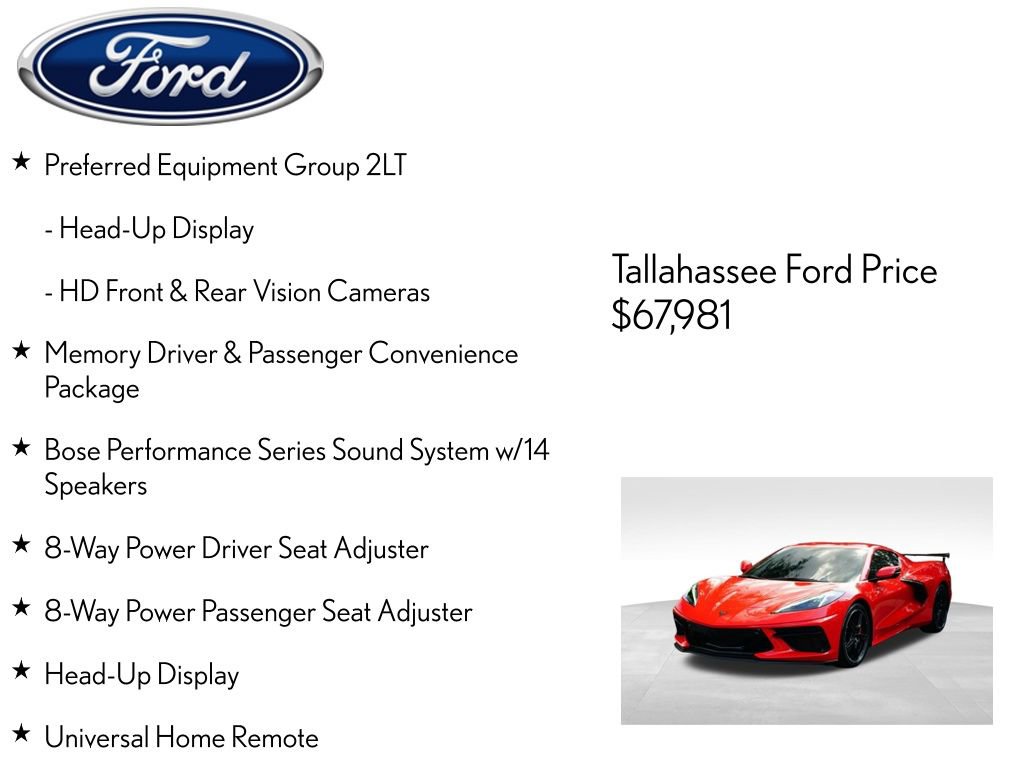 Used 2020 Chevrolet Corvette Stingray Preferred Cpe w/ 2LT Preferred Equipment Group image 8