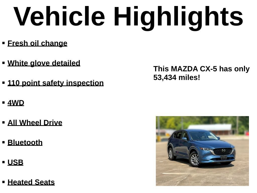 Used 2024 MAZDA CX-5 AWD 2.5 S w/ Select Package image 35