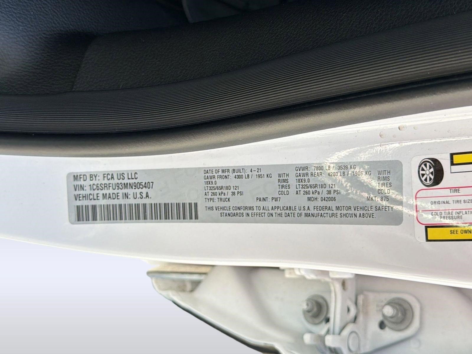 Used 2021 RAM 1500 TRX w/ TRX Level 2 Equipment Group image 19