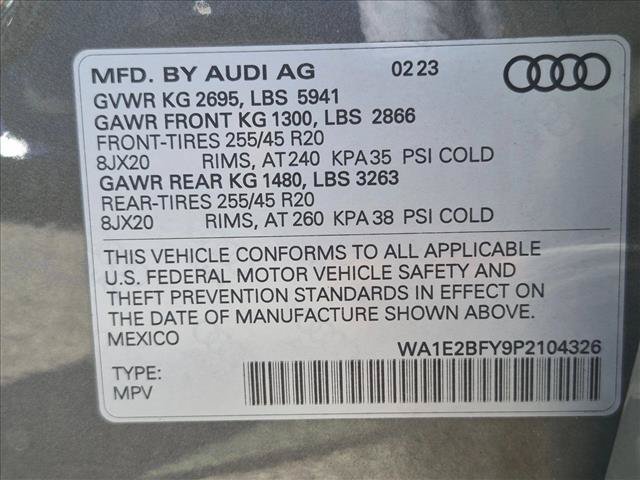 Certified 2023 Audi Q5 e Premium Plus w/ Premium Plus Package AWD/4WD image 26