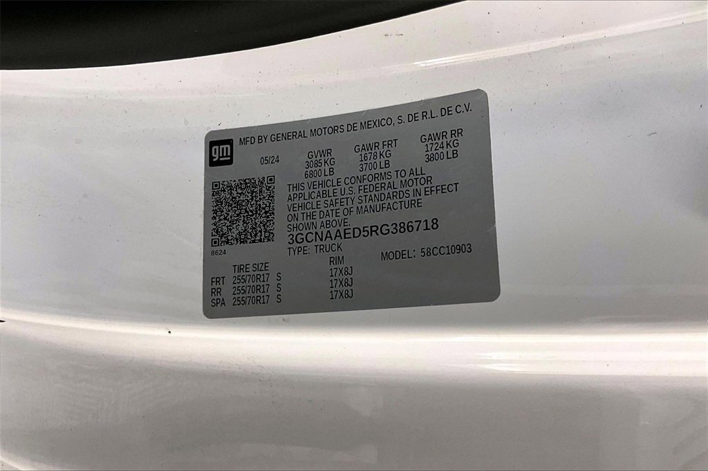 Used 2024 Chevrolet Silverado 1500 W/T w/ WT Fleet Convenience Package image 32