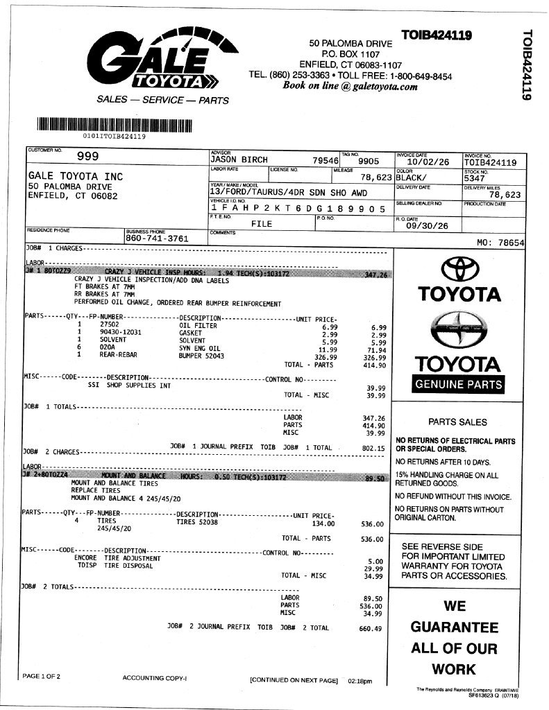 Used 2013 Ford Taurus SHO AWD/4WD image 12