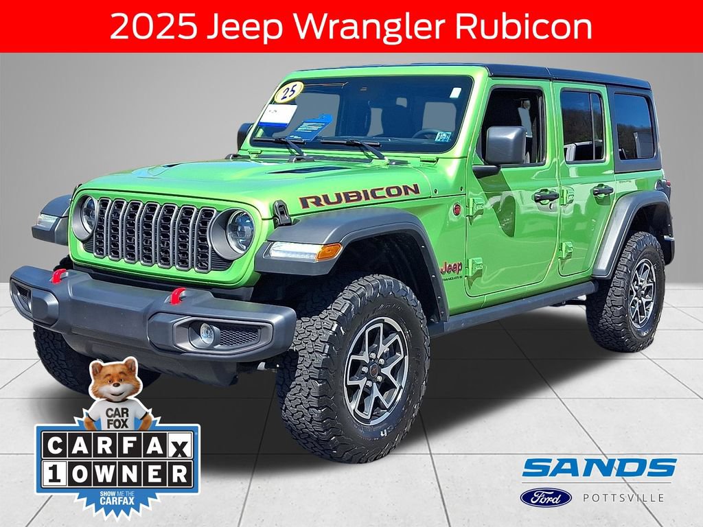 Used 2025 Jeep Wrangler Unlimited Rubicon w/ Safety Group AWD/4WD image 1