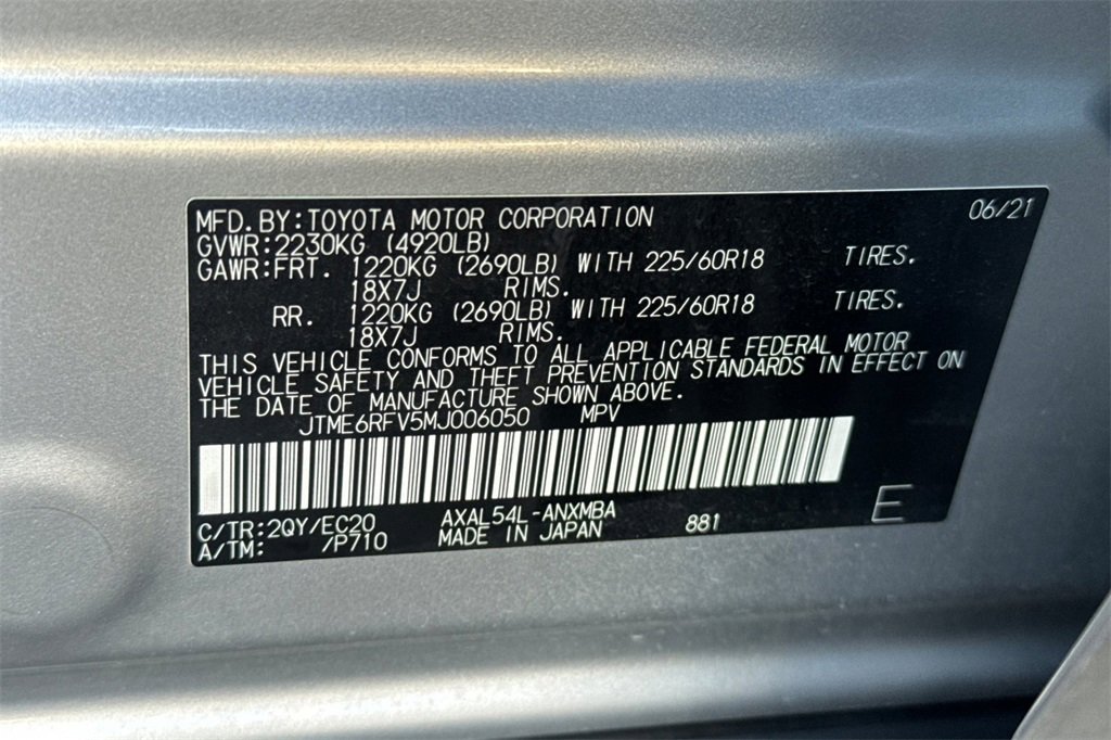 Certified 2021 Toyota RAV4 XSE w/ XSE Grade Weather Package image 28