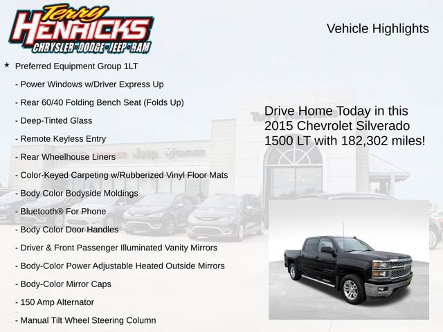 Used 2015 Chevrolet Silverado 1500 LT w/ All Star Edition AWD/4WD image 4