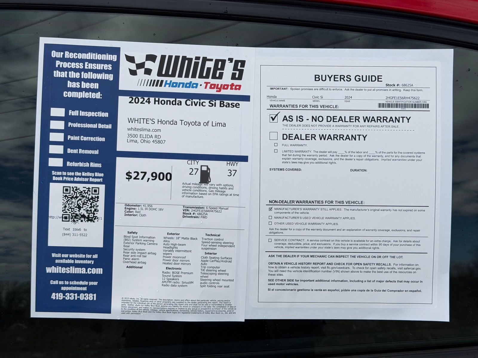 Used 2024 Honda Civic Si image 39