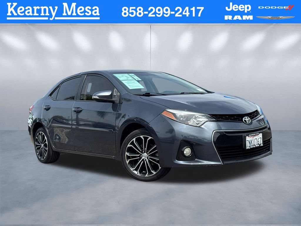 Used 2015 Toyota Corolla S w/ Body Protection Package #1 FWD image 1