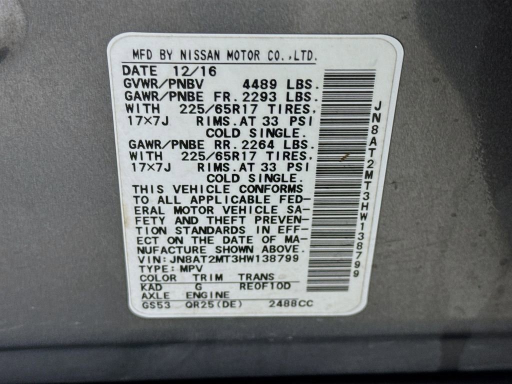 Used 2017 Nissan Rogue SV FWD image 40