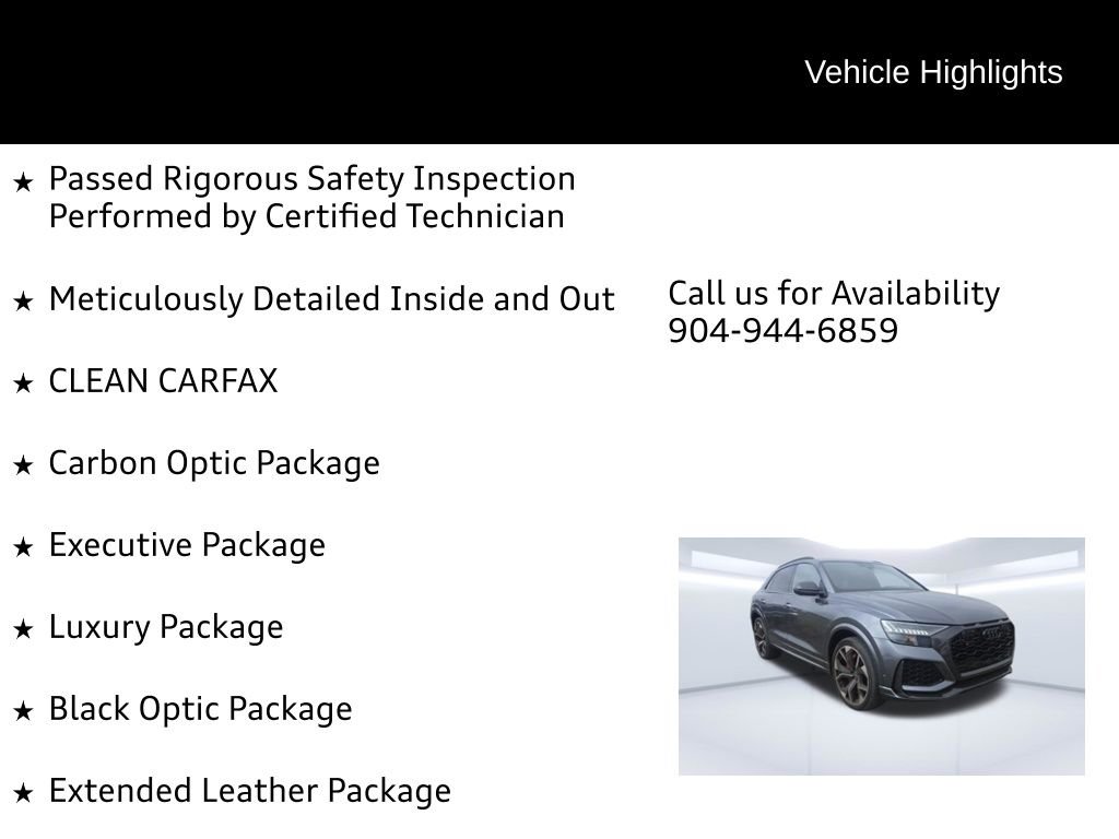 Used 2022 Audi RS Q8 w/ Carbon Optic Package AWD/4WD image 8