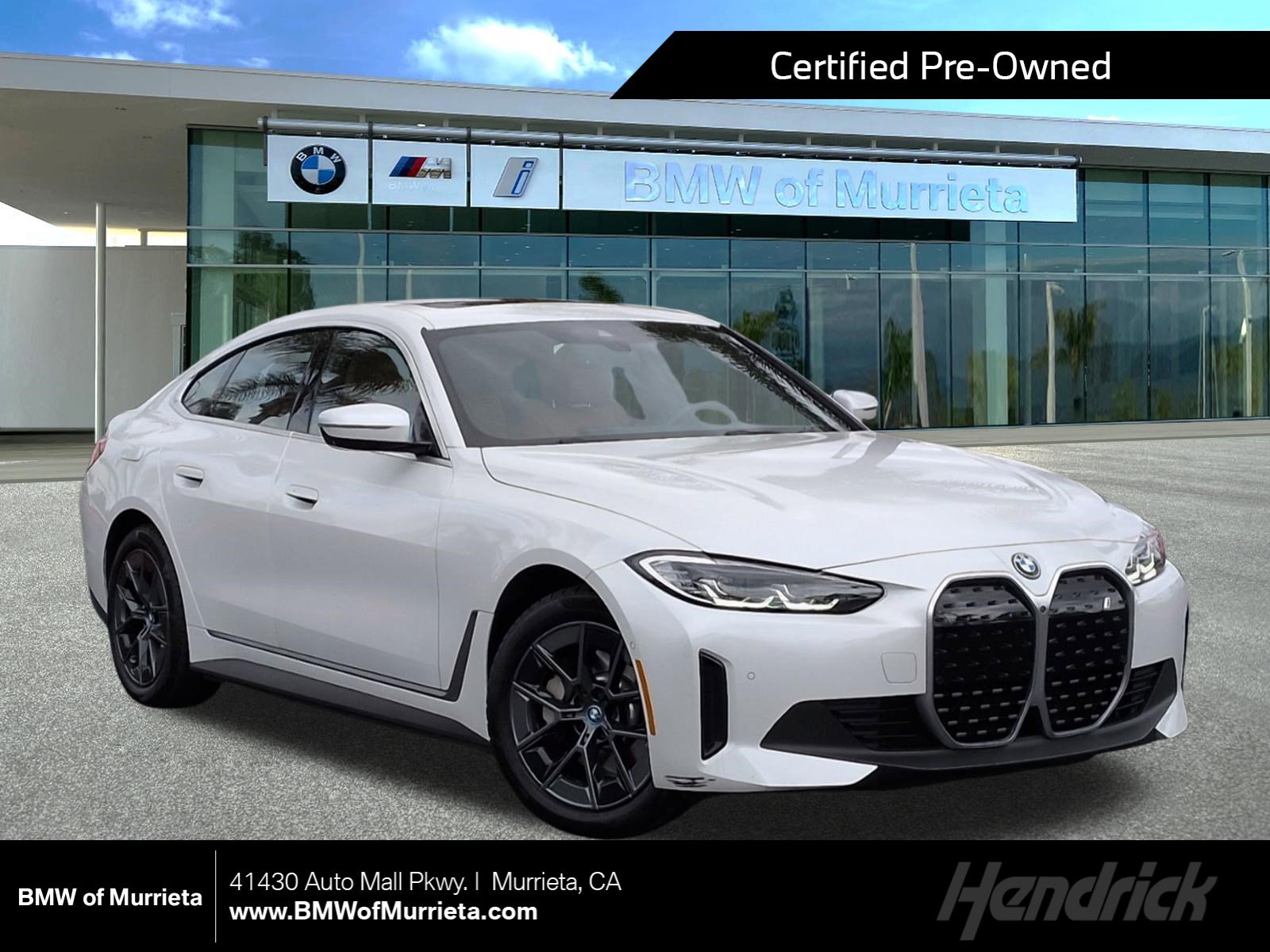 Certified 2023 BMW i4 eDrive35 w/ Parking Assistance Package RWD image 1