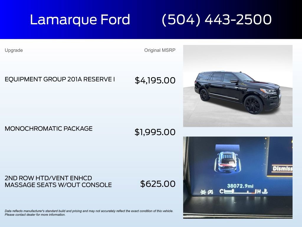 Used 2022 Lincoln Navigator L Reserve image 2