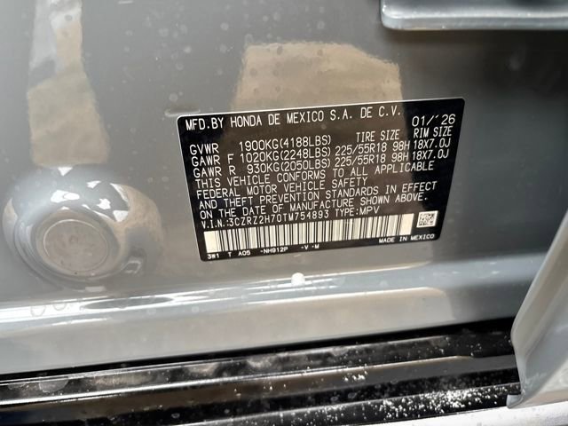 New 2026 Honda HR-V EX-L image 25