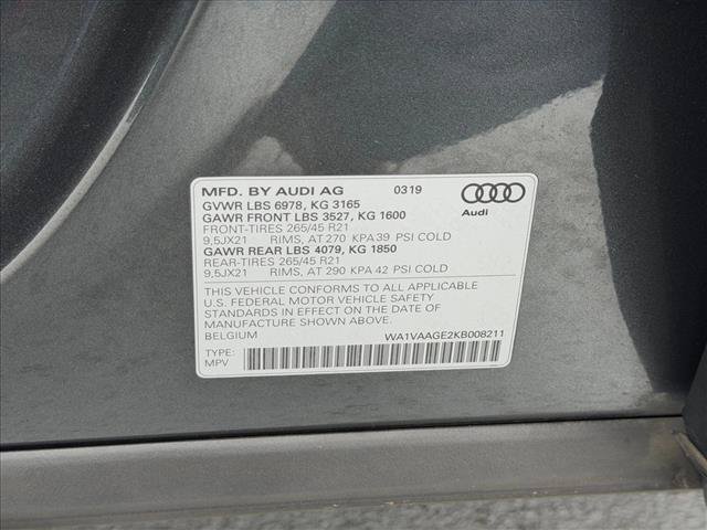 Used 2019 Audi e-tron Prestige w/ Prestige Package AWD/4WD image 28