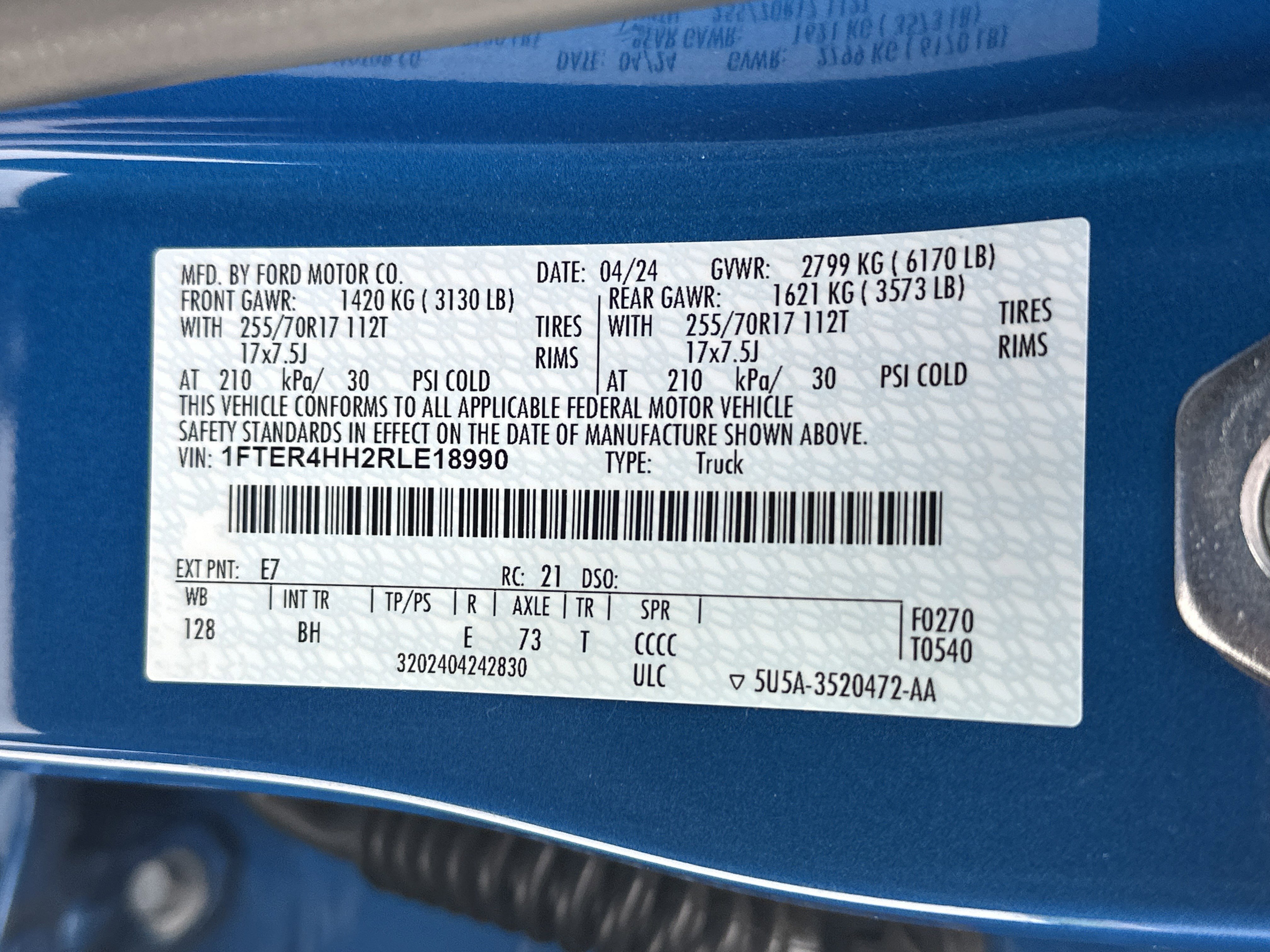Used 2024 Ford Ranger XLT AWD/4WD image 35