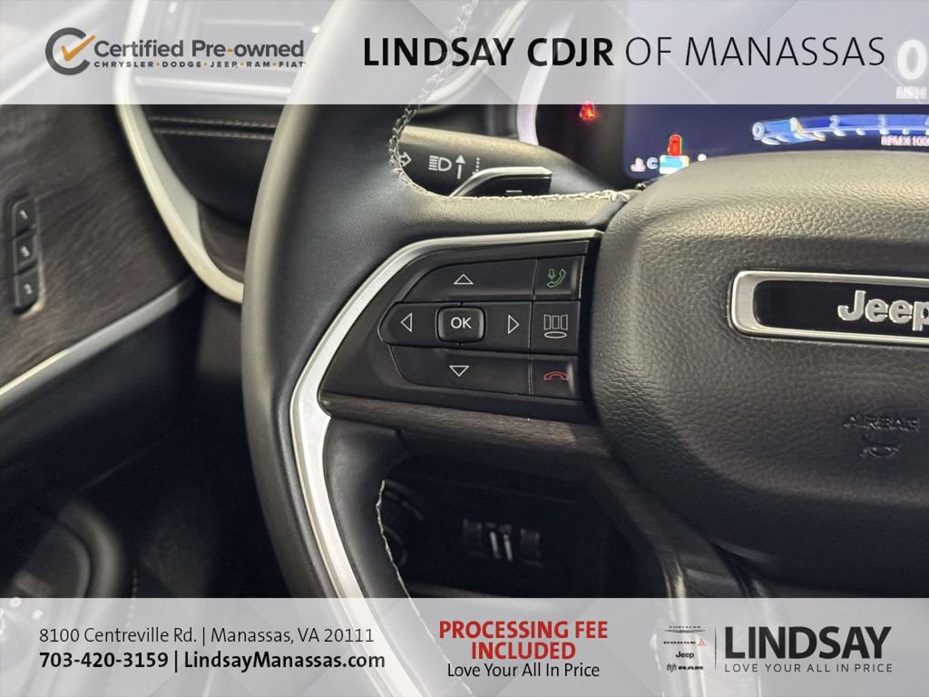 Certified 2023 Jeep Grand Cherokee L Limited w/ Luxury Tech Group II AWD/4WD image 32