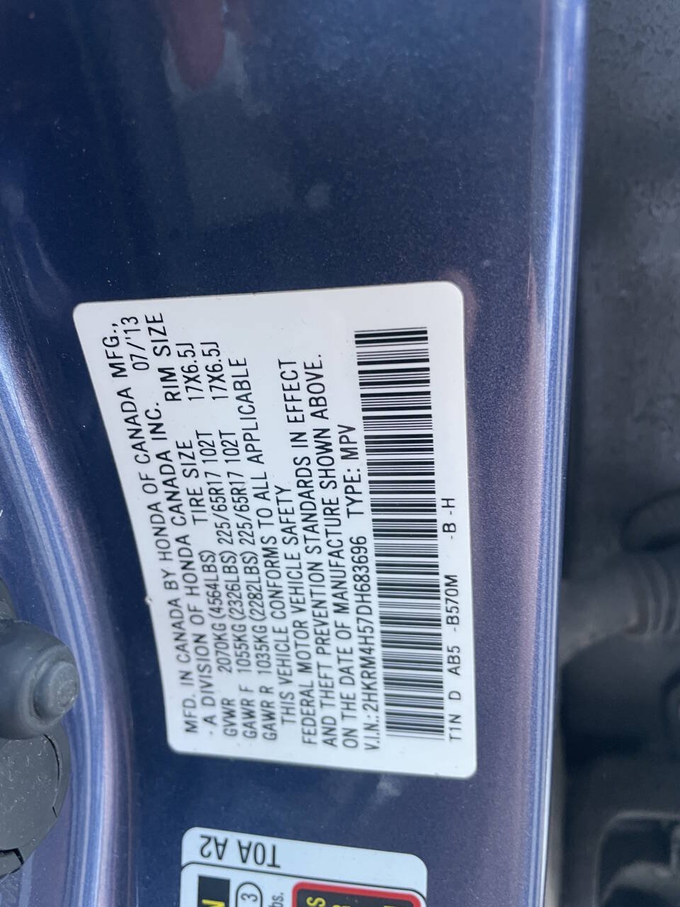 Used 2013 Honda CR-V EX image 33